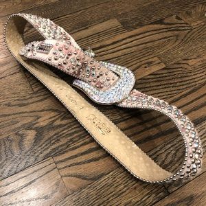 NWOT BB Simon Crystal studded statement belt